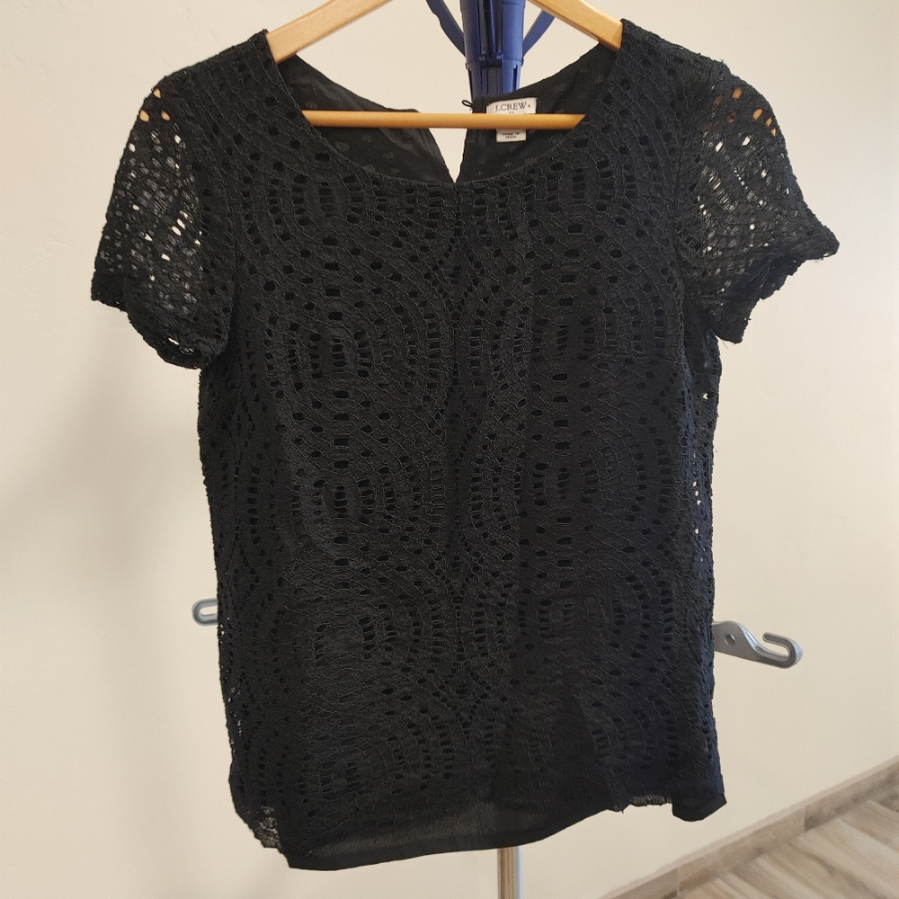 J crew lace top